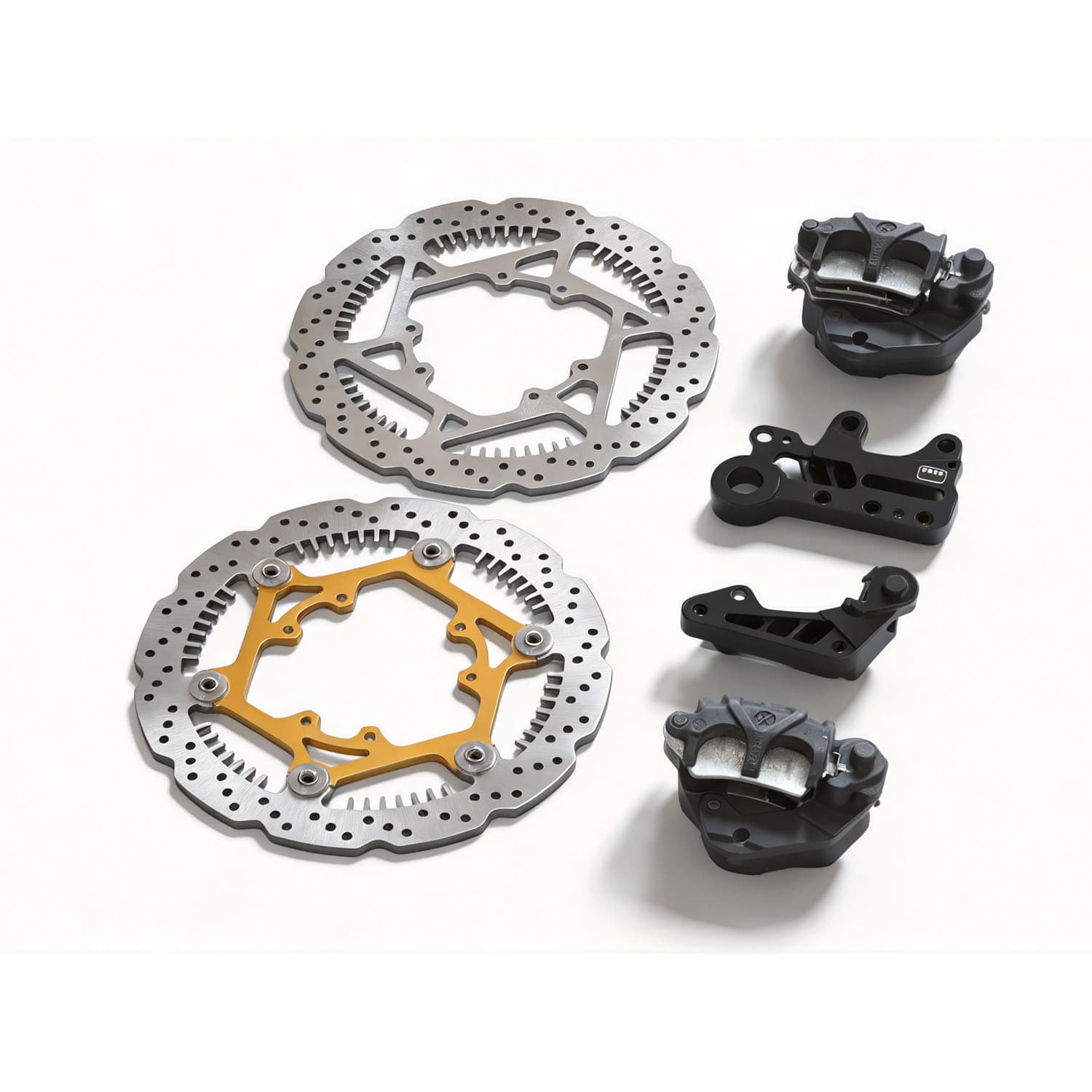 Front Rear Brake Caliper Bracket Kit - Комплект для полной модернизации тормозной системы