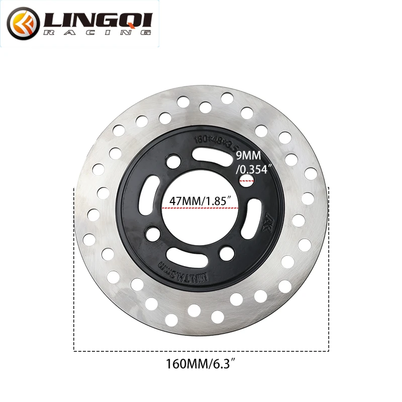 LINGQI RACING 160 мм тормозной – обзор и цена Brake Pads Bike