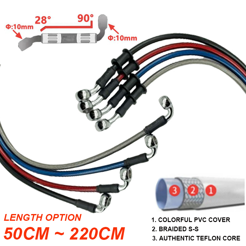 Серебро от 30 см до 220 см 28  – обзор и цена Brake Line Motorcycle